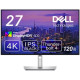 Dell U2725QE Model 2025 ( 4K​ /  120Hz / IPS  Black Technology / DCI-P3 99% / sRGB 100% / BT.709 100% /Delta E <1.5 / Thunderbolt 4  ) 