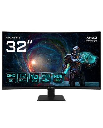 Gigabyte GS32QCA ( 32" / 2K / 180HZ , Curved  )