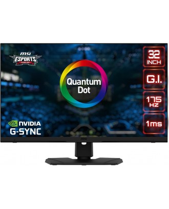 MSI Optix MPG321QRF-QD 32" 2560 x 1440 (WQHD) IPS,175HZ,1MS,G-SYNC COMPATIBLE 