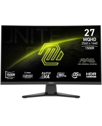 MSI MAG 275CQF E18 ( 27" / 2560 x 1440 (WQHD) 2K , 180HZ , Curved / 0.5ms )