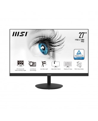 MSI PRO MP271 27" MONITOR (1920 X 1080)75HZ (BUILT-IN SPEAKERS)