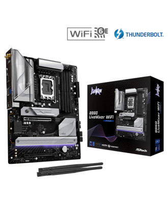 Asrock B860 Live Mixer WiFi ( LGA 1851 / Thunderbolt 4 / WiFi 6E + Bluetooth 5.3 )