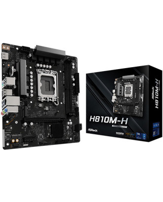 Asrock H810M-H ( LGA 1851 / Ram DDR5 / M.2 Gen4 / ARGB 5V connector )