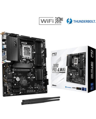 Asrock Z890 Pro A Wifi 6E ( LGA 1851 / USB4 40Gbps  / WiFi 6E + Bluetooth 5.3 )