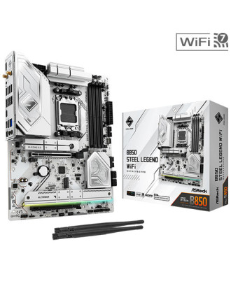 ASRock B850 Steel Legend WiFi (LGA AM5 / Ram DDR5 / Wifi 7 +Bluetooth )
