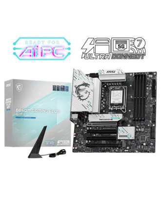 MSI B860M GAMING PLUS WIFI ( LGA 1851 / USB4 40Gbps / WiFi 7 + Bluetooth 5.4 / Thunderbolt™ 4 40Gbps (Type-C) ) MSI B860M GAMING PLUS WIFI ( LGA 1851 / USB4 40Gbps / WiFi 7 + Bluetooth 5.4 / Thunderbolt™ 4 40Gbps (Type-C) )