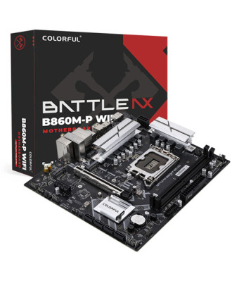 Colorful BATTLE-AX B860M-P WIFI V20 ( LGA 1851 / Ram 2 Slots / WiFi 6 + Bluetooth 5.2 )