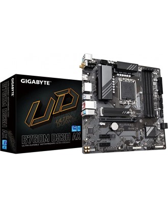 GIGABYTE B760M DS3H AX  ( LGA 1700 /4xDDR4 / 2xM.2 / AX WiFi)