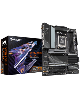 Gigabyte X670 AORUS ELITE AX (LGA AM5 / Ram DDR5 / Wifi 6 +Bluetooth )