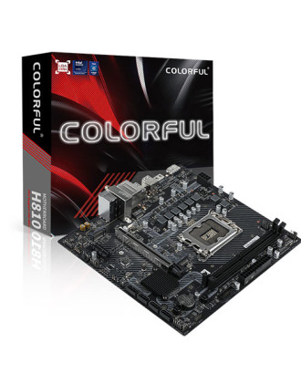 Colorful H810M-T WIFI V20 ( LGA 1851 / Ram 2 Slots / WiFi 6 + Bluetooth 5.2 )