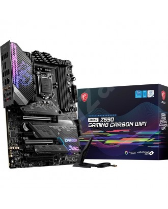 MPG Z590 GAMING CARBON WIFI (LGA 1200 / 4xDDR4 Slots / M.2 PCIe 4.0/ WiFi 6E + Bluetooth 5.2 )