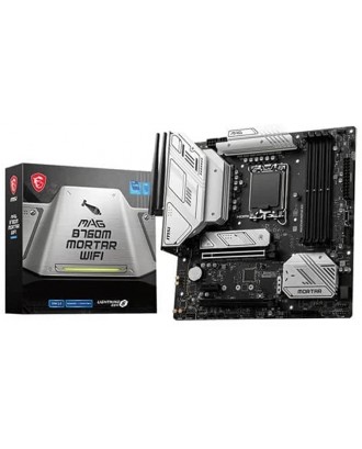MSI MAG B760M MORTAR WIFI ( LGA 1700 / 4xDDR4 Slots / M.2 PCIe 4.0 / wifi 6 + Bluetooth )