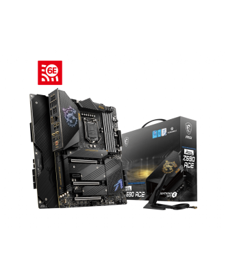 MSI MEG Z590 ACE (LGA 1200 / 4xDDR4 Slots / M.2 PCIe 4.0 x 4 / WiFi 6E + Bluetooth 5.2 )