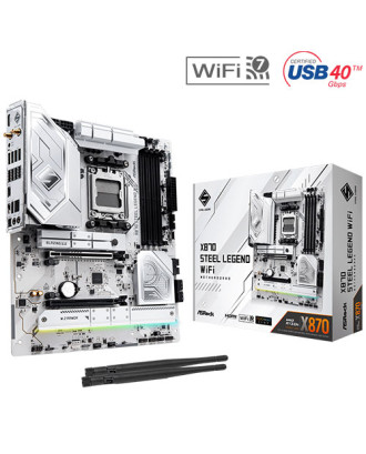 ASRock X870 Steel Legend WiFi (LGA AM5 / Ram DDR5 / Wifi 7 +Bluetooth )