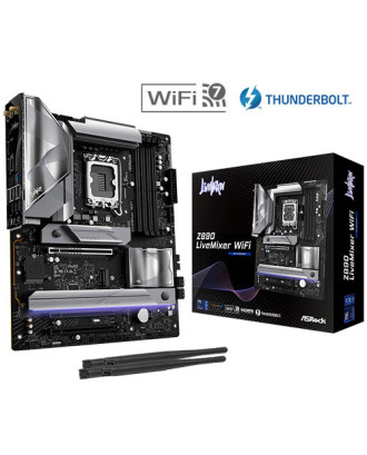 Asrock Z890 Live Mixer WiFi 7 ( LGA 1851 / USB4 40Gbps  / WiFi 7 + Bluetooth 5.4 )