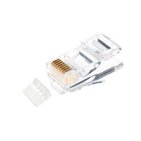 LINK CAT 6 RJ45 PLUG , 2 Layer with pre-insert bar...