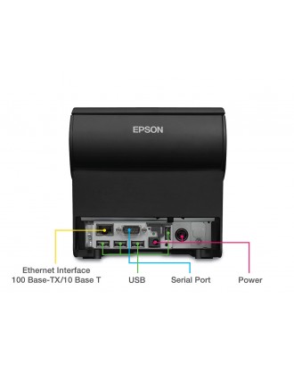 Epson TM-T88VI-307POS Receipt Printer (USB Ethernet+Serial)