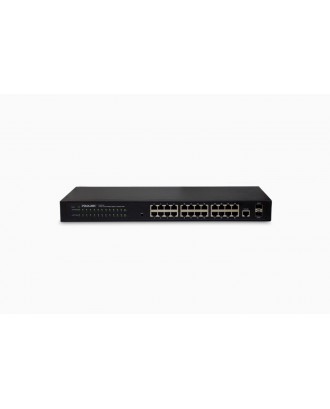 PROLINK Switch Hub 24 Ports PSG2420M 10/100/1000Mbps Gigabit Switch Rackmount 