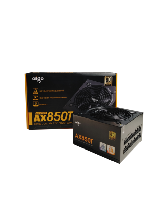 Aigo AX850T ( 850W / Full Modular / 80 Gold / ATX3.0 Ready )