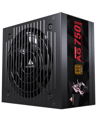 Power supply Acegeek AG750 ( 750W / 80 Plus Bronze / Black Flat Cable / 2 Years warranty )