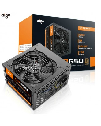 Aigo GP650 ( 650W / Black Flat Cable / 80 Plus Bronze )