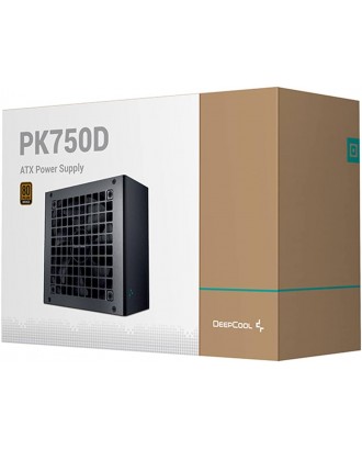Deepcool PK750D ( Max Power 750W/ 80 Bronze /Black Flat Cable )