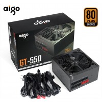 Aigo GT550 ( 550W / Black Flat Cable / 80 Plus Bro...