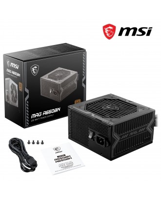MSI MAG A650BN ( 650W / Black Flat Cable / 80 Plus Bronze / 5 Years warranty  )