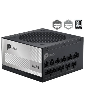 MSI PRO A1000PL PCIE5 ( 1000W / Full Modular / 80 Plus Platinum / PCIe 5.1 ready / 7 Years Warranty ) MSI PRO A1000PL PCIE5 ( 1000W / Full Modular / 80 Plus Platinum / PCIe 5.1 ready / 7 Years Warranty )