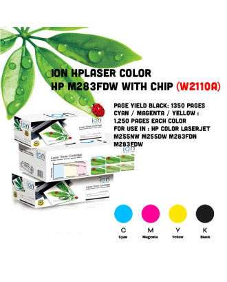 ION Laser Color Toner Cartridge 206A/207A With Chip (W2110A)
