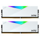 XPG LANCER RGB DDR5 32GB Kit White ( 16GB x2 / DDR5  / 6000MT/s / CL30 / XMP & EXPO ready  )