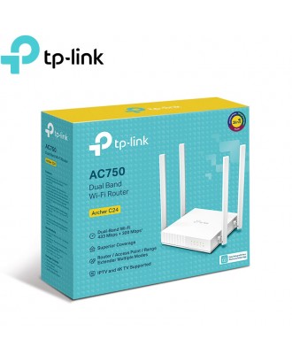 TP-Link Archer C24 AC750 DualBand Wi-Fi Router
