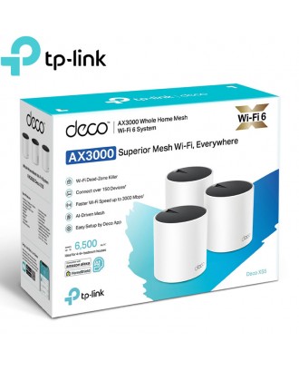 TP-Link Deco X55 AX3000 Whole Home Mesh Wi-Fi System (3-Pack)