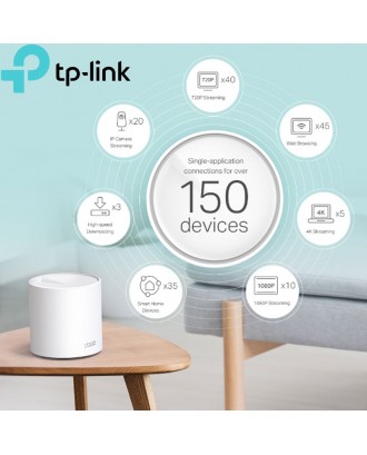TP-Link Deco X60 AX5400 Whole Home Mesh Wi-Fi 6 System (3-Pack)