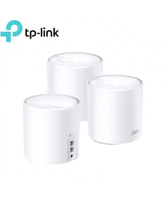 TP-Link Deco X60 AX3000 Whole Home Mesh Wi-Fi 6 System (3-Pack)