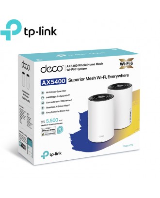 TP-Link Deco X75 AX5400 Tri-Band Mesh Wi-Fi 6 System (2-Pack)