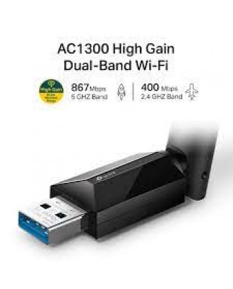 Archer T3U Plus AC1300 High Gain Wireless Dual Band USB Adapter