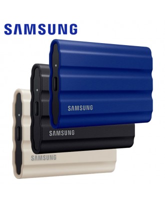 SAMSUNG T7 SHIELD EXTERNAL SSD 2TB (TYPE C+A USB 3.2 GEN.2 10Gbps)