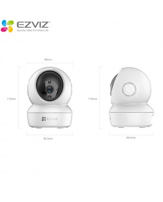 EZVIZ H6c - 2MP Pan & Tilt Smart Home Camera