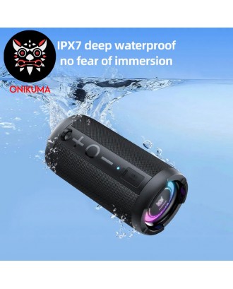 ONIKUMA Wireless Bluetooth Speaker IPX7 Waterproof L20