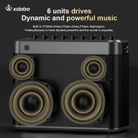Xdobo Tuner 200W Karaoke Speaker (Dual Microphone)...