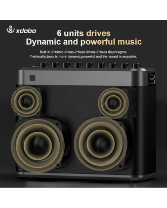 Xdobo Tuner 200W Karaoke Speaker (Dual Microphone)