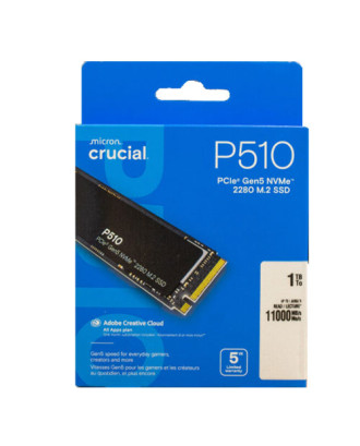 M2 Crucial P510 1TB (M.2 PCIe 5.0 /1TB / Speed up to 11000MB/s / Warranty 3 Years )