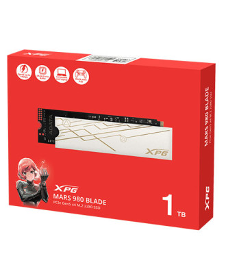 XPG MARS 980 BLADE 1TB PCIe Gen5 ( M.2 PCIe 5.0 / 1TB / Speed 14000MB/s / 5 Years Warranty )