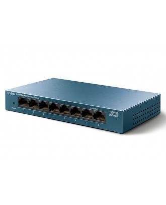 TP Link LS108G 8-Port 10/100/1000Mbps Desktop Network Gigabit Switch