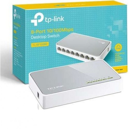 TP-LINK SF1008D 8-Port 10/100Mbps Desktop Switch – PC Express