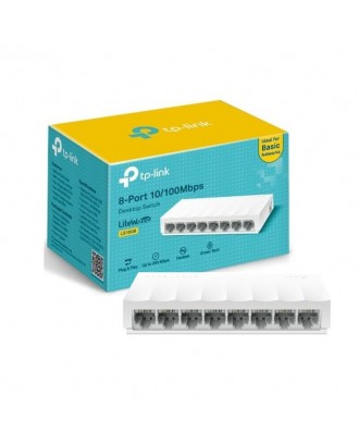 TP-Link LS1008 8-Port 10/100Mbps Desktop Network Switch