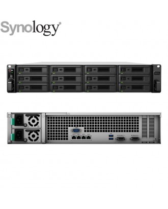 Synology RackStation RS3621RPxs 12-bays(Up to 36Bays),RAM 8GB(Up to 64GB),Redundant power