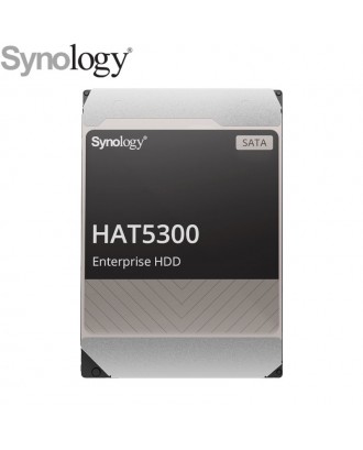Synology 4TB/3.5"/7200RPM/256 MiB/6Gb/s, Enterprise-Grade SATA HDD Designed For Synology NAS  (HAT5300-4T)