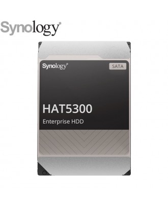 Synology 8TB/3.5"/7200RPM/256 MiB/6Gb/s, Enterprise-Grade SATA HDD Designed For Synology NAS  (HAT5300-8T)